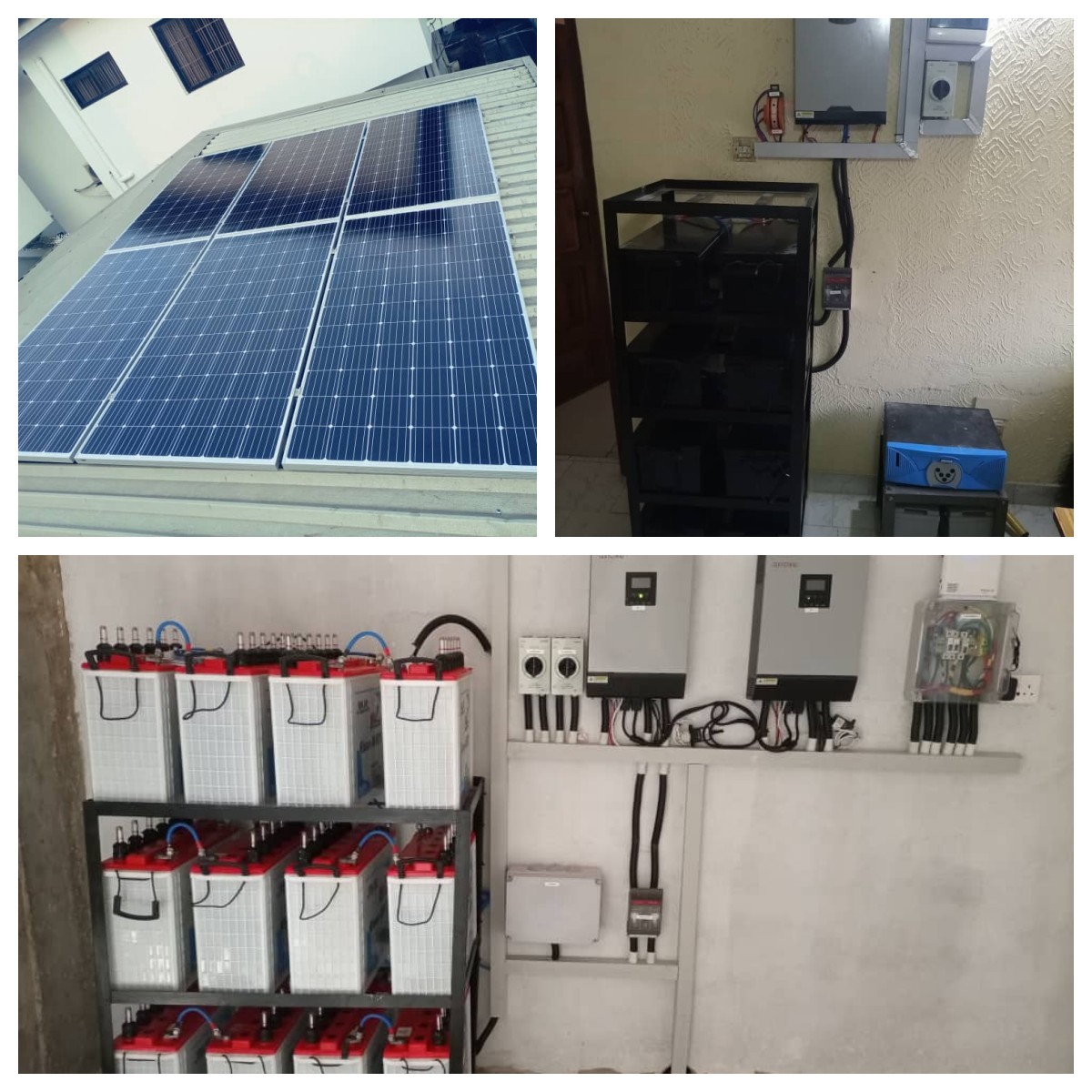 Hybrid Solar Inverter installed in Nigeria